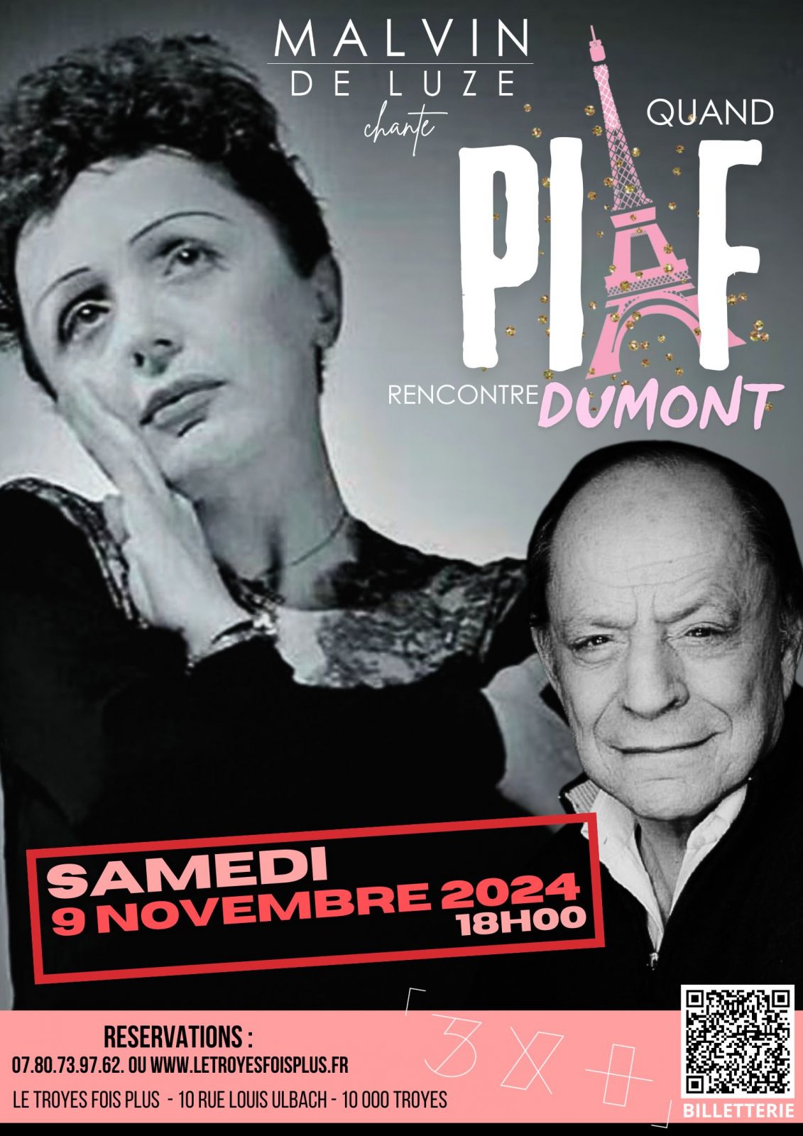 Quand Piaf rencontre Dumont Le 9 nov 2024