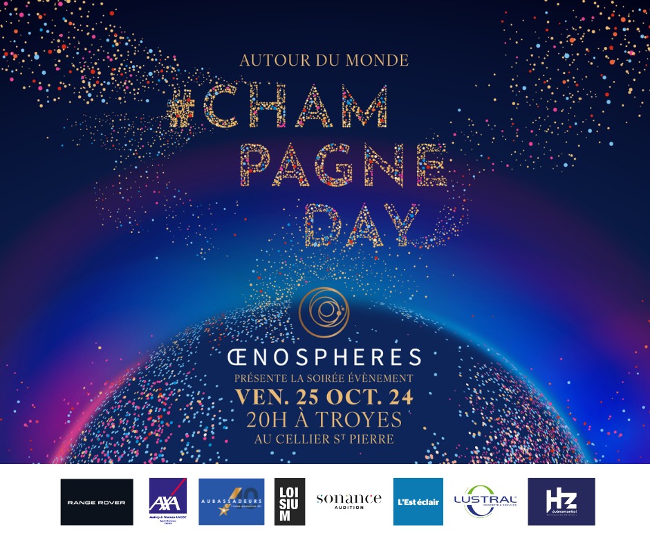 CHAMPAGNE DAY PAR OENOSPHERES - 6ÈME ÉDITION Le 25 oct 2024