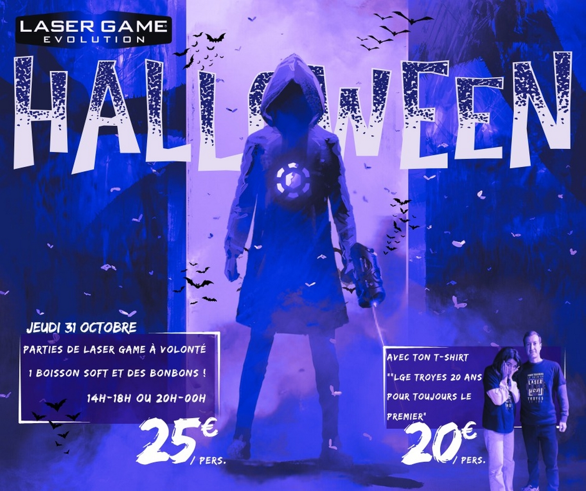 Journée Halloween au Laser Game Evolution Du 31 oct au 1 nov 2024