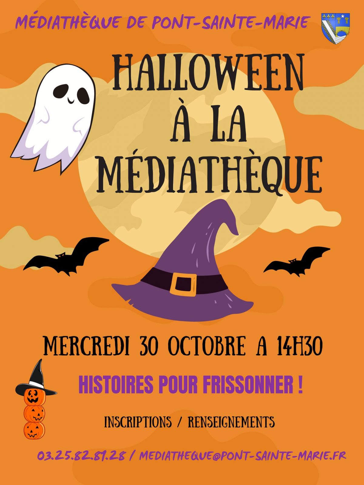 Halloween à la médiathèque Le 30 oct 2024