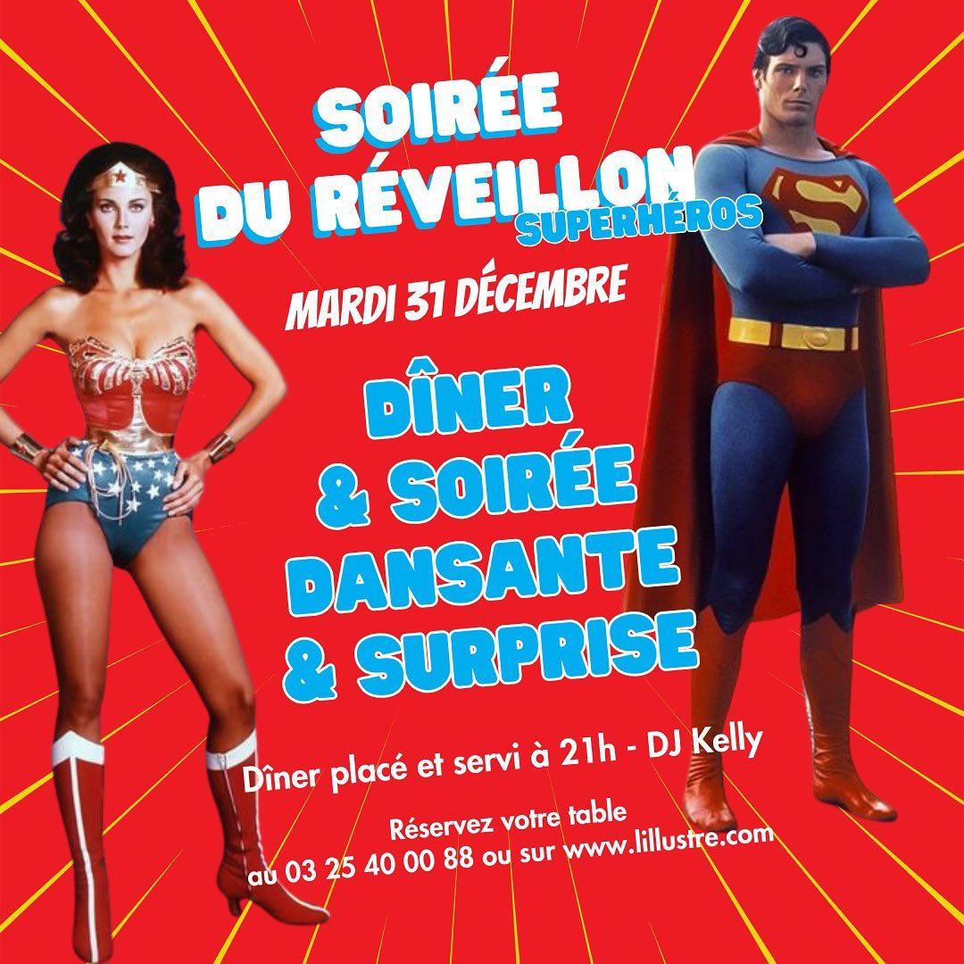 Soirée du Réveillon Super Héros Le 31 déc 2024