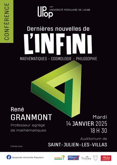 Conférence « Dernières nouvelles de l’infini »